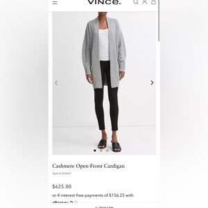 Vince cashmere sweater xxs